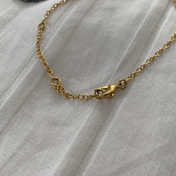 Set of Two Gold Geometric Necklaces - Picture 3 of 5